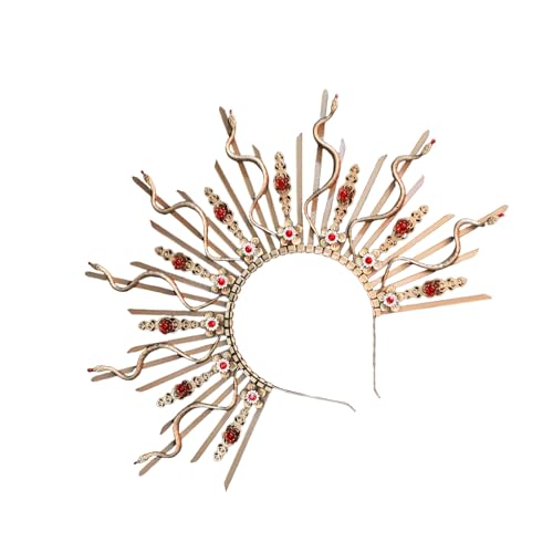 HNsdsvcd Elegante Schlangenkopfkronen Kopfband Party Accessoire Haarteize Für Einen Stilvollen Und Mysteriösen Look Geeignet HNsdsvcd Elegante Schlangenkopfkronen Kopfband Party Accessoire Haarteize Für Einen Stilvollen Und Mysteriösen Look Geeignet von HNsdsvcd