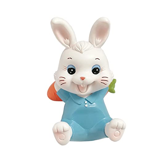 HNsdsvcd Kaninchen-Miniatur-Ornamente, Jahr, das Kaninchen-Spielzeug, Geburtstagsgeschenk, Fensterbank, Schreibtisch, Büro, Boutique-Zubehör, Kaninchen-Miniatur von HNsdsvcd