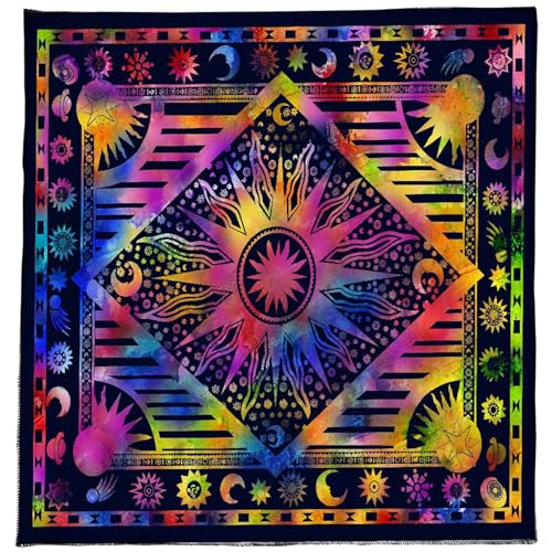 HNsdsvcd Professionelle Stoff Tarot Tischtuch Hexerei Quadratische Tarot Tischdecke Verbessert Lesen des Kartens von HNsdsvcd
