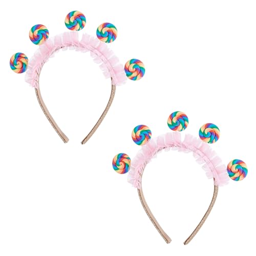 HOBBIESAY 18cm Lollipop Kopfschmuck Bunter Prinzessinnen Kopfschmuck Blumenschmuck Niedlicher Haarschmuck Für Damen Süßigkeiten-Themen-Party Cosplay Zubehör HOBBIESAY 18cm Lollipop Kopfschmuck Bunter Prinzessinnen Kopfschmuck Blumenschmuck Niedlicher Haarschmuck Für Damen Süßigkeiten-Themen-Party Cosplay Zubehör von HOBBIESAY