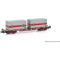 HOBBYTRAIN H23201 N Containerwagen Sgjkkmms 699, DB/TFG, Ep. IV HOBBYTRAIN H23201 N Containerwagen Sgjkkmms 699, DB/TFG, Ep. IV von HOBBYTRAIN