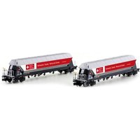 HOBBYTRAIN H23469 N 2-er Set Silowagen Tagnpps "Schweizer Zucker", SBB, Ep. VI von HOBBYTRAIN