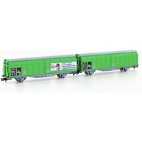HOBBYTRAIN H24664 N 2er Set Schiebewandwagen Hbbillns-x "Decibello", SBB, Ep. V HOBBYTRAIN H24664 N 2er Set Schiebewandwagen Hbbillns-x "Decibello", SBB, Ep. V von HOBBYTRAIN