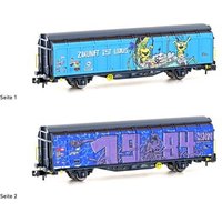 HOBBYTRAIN H24666 N Schiebewandwagen Hbbillns Graffiti-Serie (4), SBB, Ep. VI von HOBBYTRAIN
