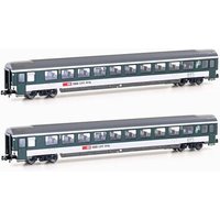 HOBBYTRAIN H25502 2er Set Personenwagen Bpm, 2. Kl. (UIC Z1) SBB, Ep. V-VI von HOBBYTRAIN