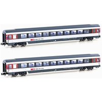 HOBBYTRAIN H25503 2er Set Personenwagen Bpm, 2. Kl. (UIC Z1), SBB, Ep. VI von HOBBYTRAIN