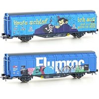 HOBBYTRAIN H45103 H0 Schiebewandwagen Hbbillns Graffiti-Serie (1), SBB, Ep. VI von HOBBYTRAIN