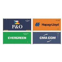 HOBBYTRAIN H9016 N 4er Set 20' Container, Set 1 HOBBYTRAIN H9016 N 4er Set 20' Container, Set 1 von HOBBYTRAIN