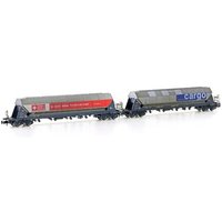 Hobbytrain H23479 N 2er Set Silowagen Taggnpps gealtert, SBB Cargo, Ep. VI Hobbytrain H23479 N 2er Set Silowagen Taggnpps gealtert, SBB Cargo, Ep. VI von HOBBYTRAIN