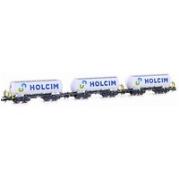 Hobbytrain H23492 N 3er Set Zementsilowagen Uacs "Holcim", Privat, Ep. VI Hobbytrain H23492 N 3er Set Zementsilowagen Uacs "Holcim", Privat, Ep. VI von HOBBYTRAIN