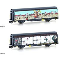 Hobbytrain H24663 N Schiebewandwagen Hbbillns Graffiti-Serie (3), SBB, Ep. VI von HOBBYTRAIN
