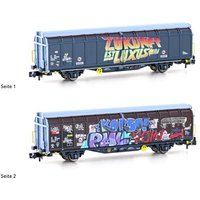 Hobbytrain H24669 N Schiebewandwagen Hbbillns Graffiti-Serie (7), SBB, Ep. VI von HOBBYTRAIN