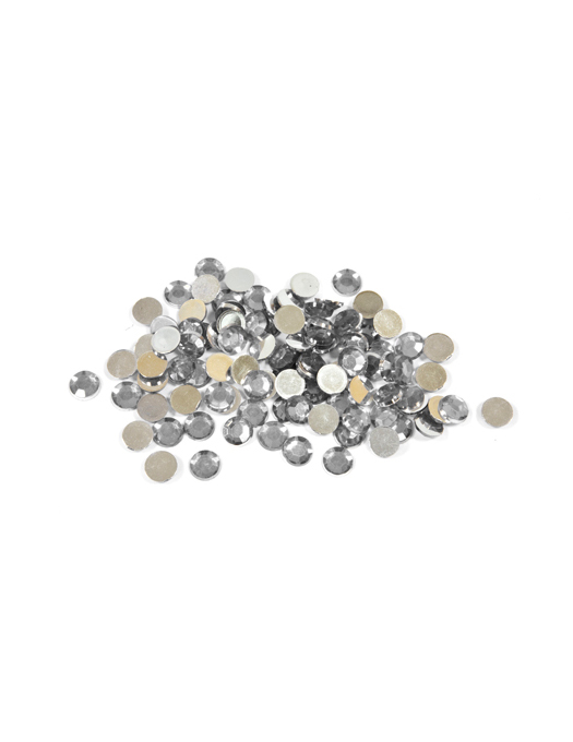 100 Mini Konfetti Kreise Silber 0,6 cm von HOBI