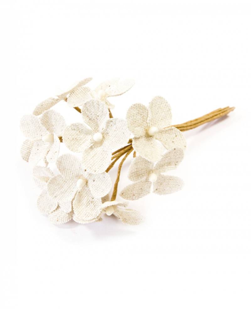 12 Kunstblumen Jute 3,5 x 12 cm 12 Kunstblumen Jute 3,5 x 12 cm von HOBI