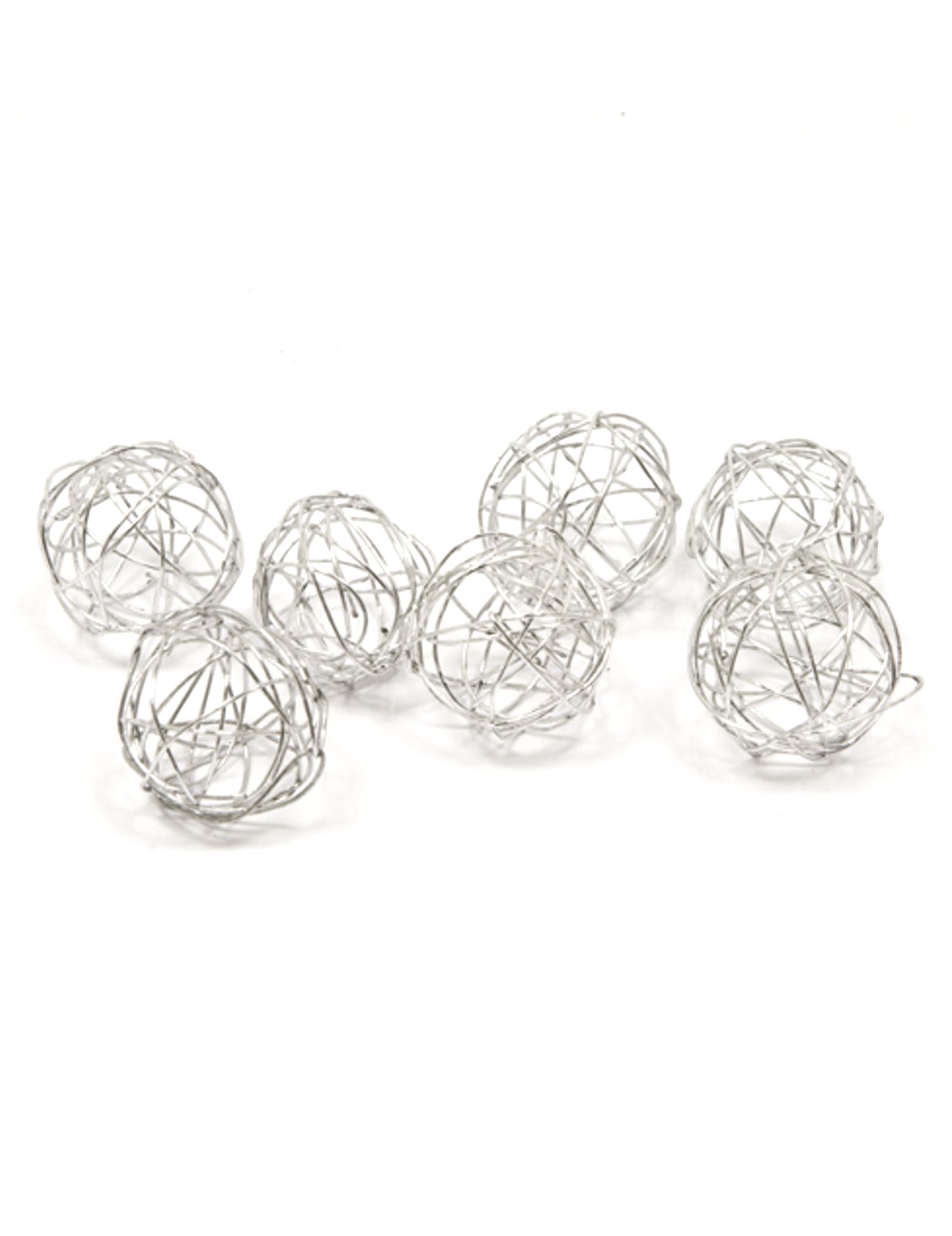 12 silberne Metall-Dekokugeln 2 cm für Tisch und Hochzeit 12 silberne Metall-Dekokugeln 2 cm für Tisch und Hochzeit von HOBI