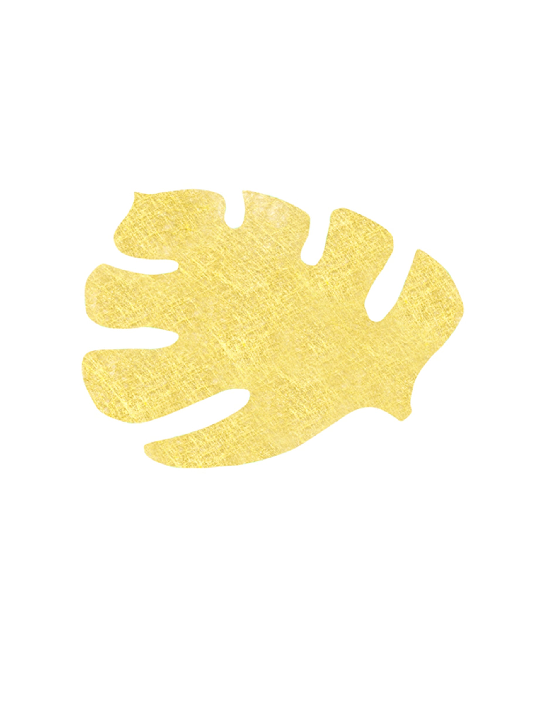 4 Goldene Tischsets Palmenblatt Vlies 40x35cm Party-Deko 4 Goldene Tischsets Palmenblatt Vlies 40x35cm Party-Deko von HOBI
