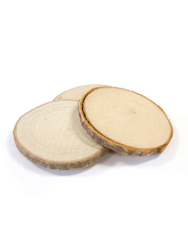 4 Holzscheiben Platzkarten 5,5 cm ländliche Dekoration 4 Holzscheiben Platzkarten 5,5 cm ländliche Dekoration von HOBI