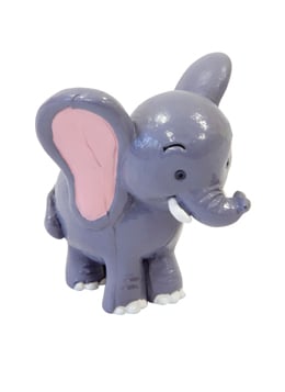 Dekorative Safari Elefantenfigur aus Harz 5,5 x 4,6 cm Dekorative Safari Elefantenfigur aus Harz 5,5 x 4,6 cm von HOBI