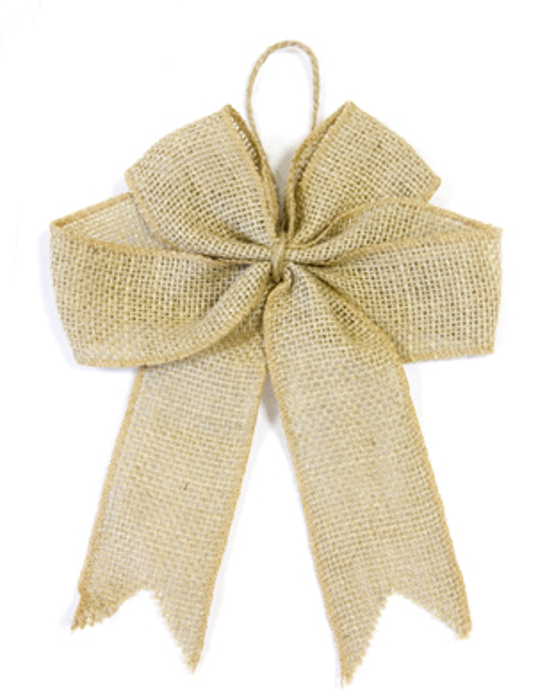 Dekoschleife aus Jute 20 cm Dekoschleife aus Jute 20 cm von HOBI