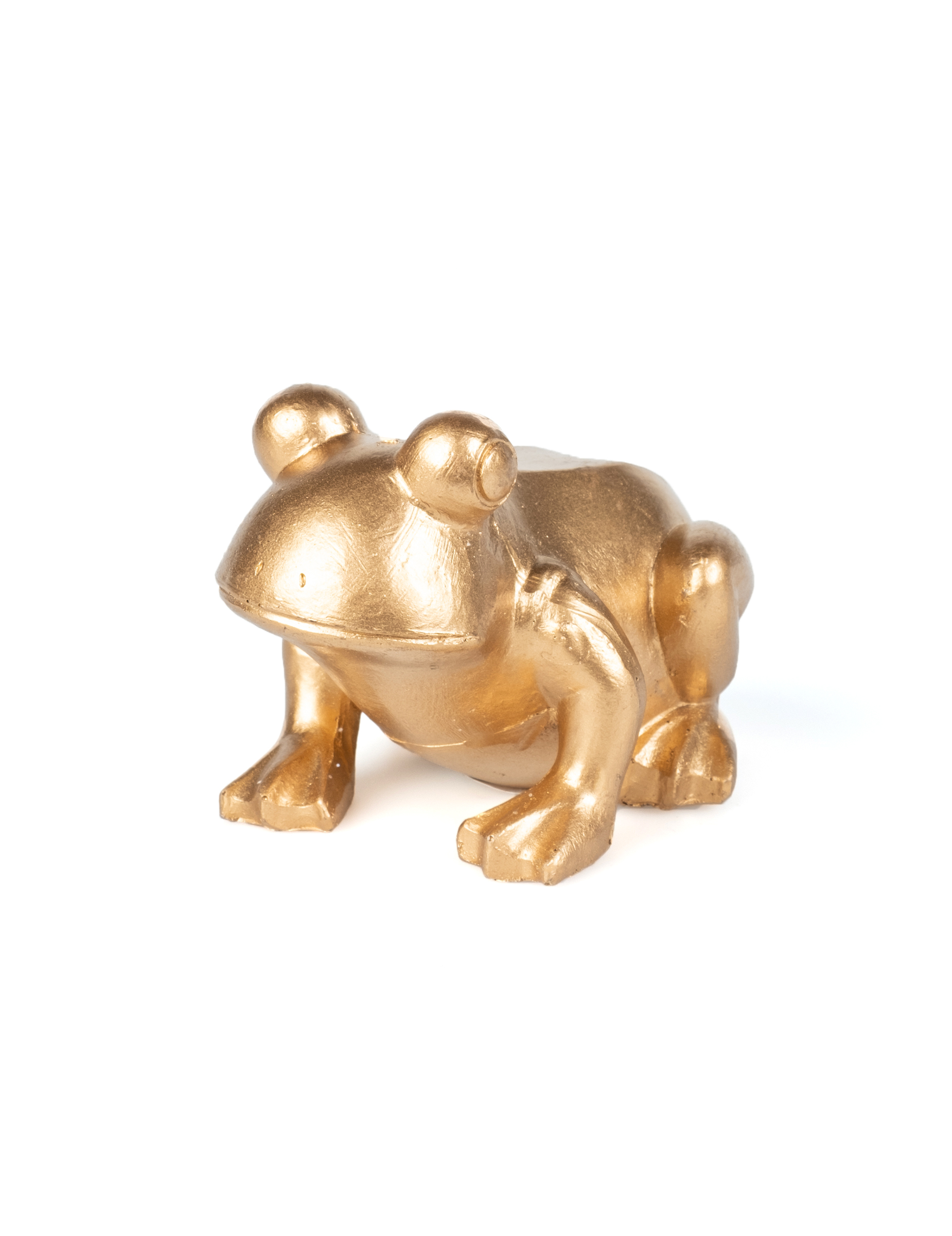 Frosch Raumdeko Harz gold 10 cm Frosch Raumdeko Harz gold 10 cm von HOBI