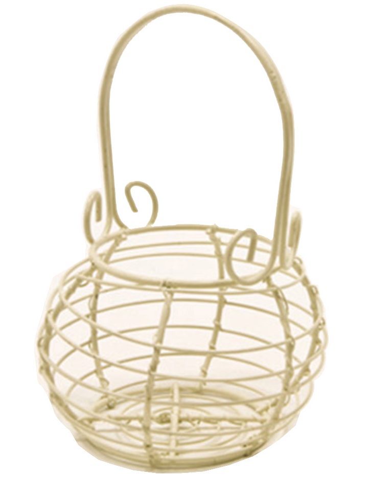 Gartenkorb Tischdeko creme 8 x 6 x 10 cm Gartenkorb Tischdeko creme 8 x 6 x 10 cm von HOBI