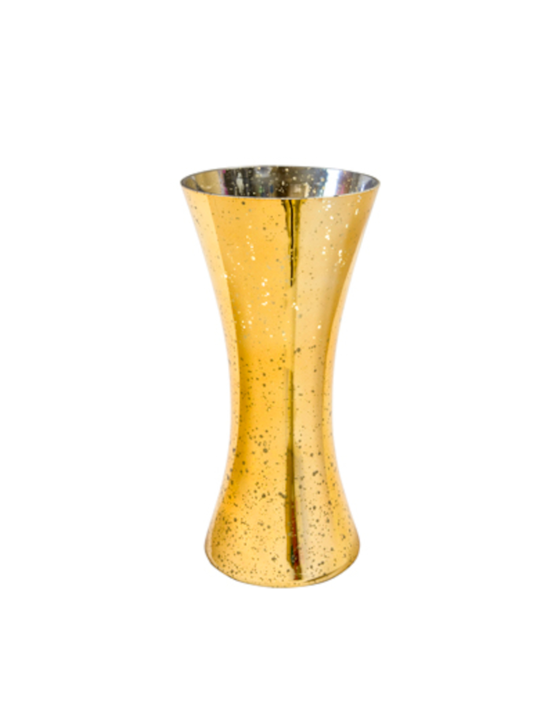 Gebogene Festtags-Vase goldfarben 25 x 10 cm Gebogene Festtags-Vase goldfarben 25 x 10 cm von HOBI