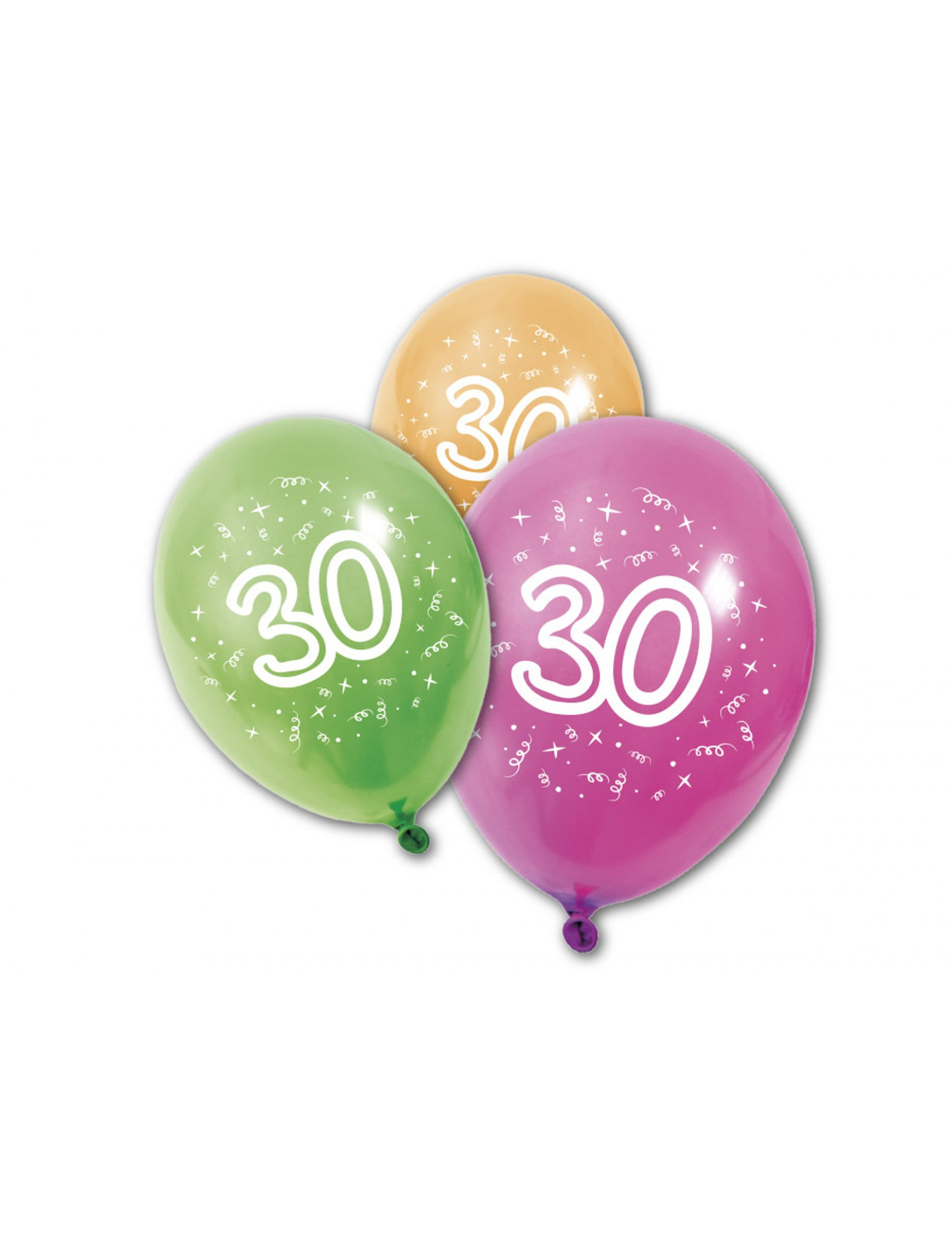 Geburtstags-Luftballons 30 Jahre 8 Stück von HOBI