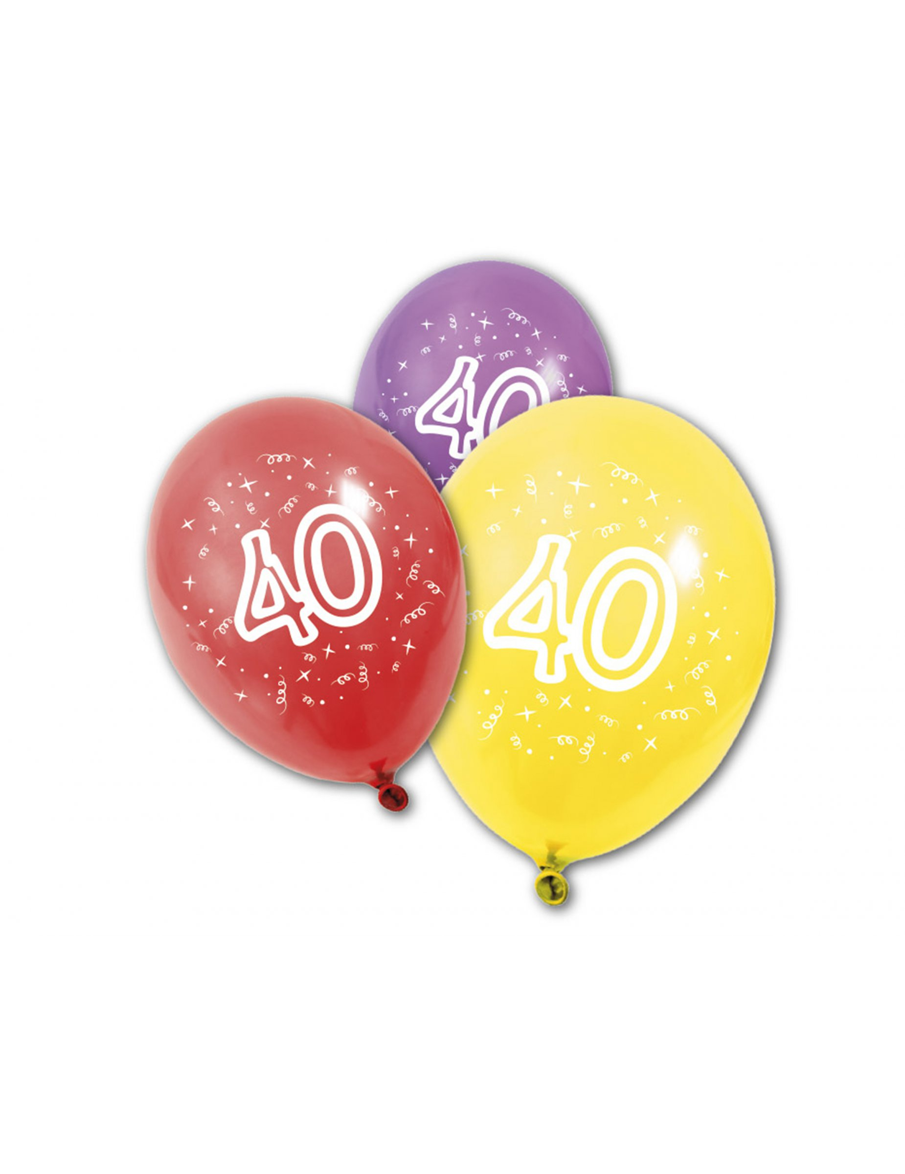 Geburtstags-Luftballons 40 Jahre 8 Stück von HOBI