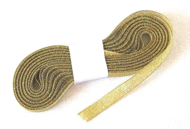 Geschenkband Metallic Gold 10m von HOBI