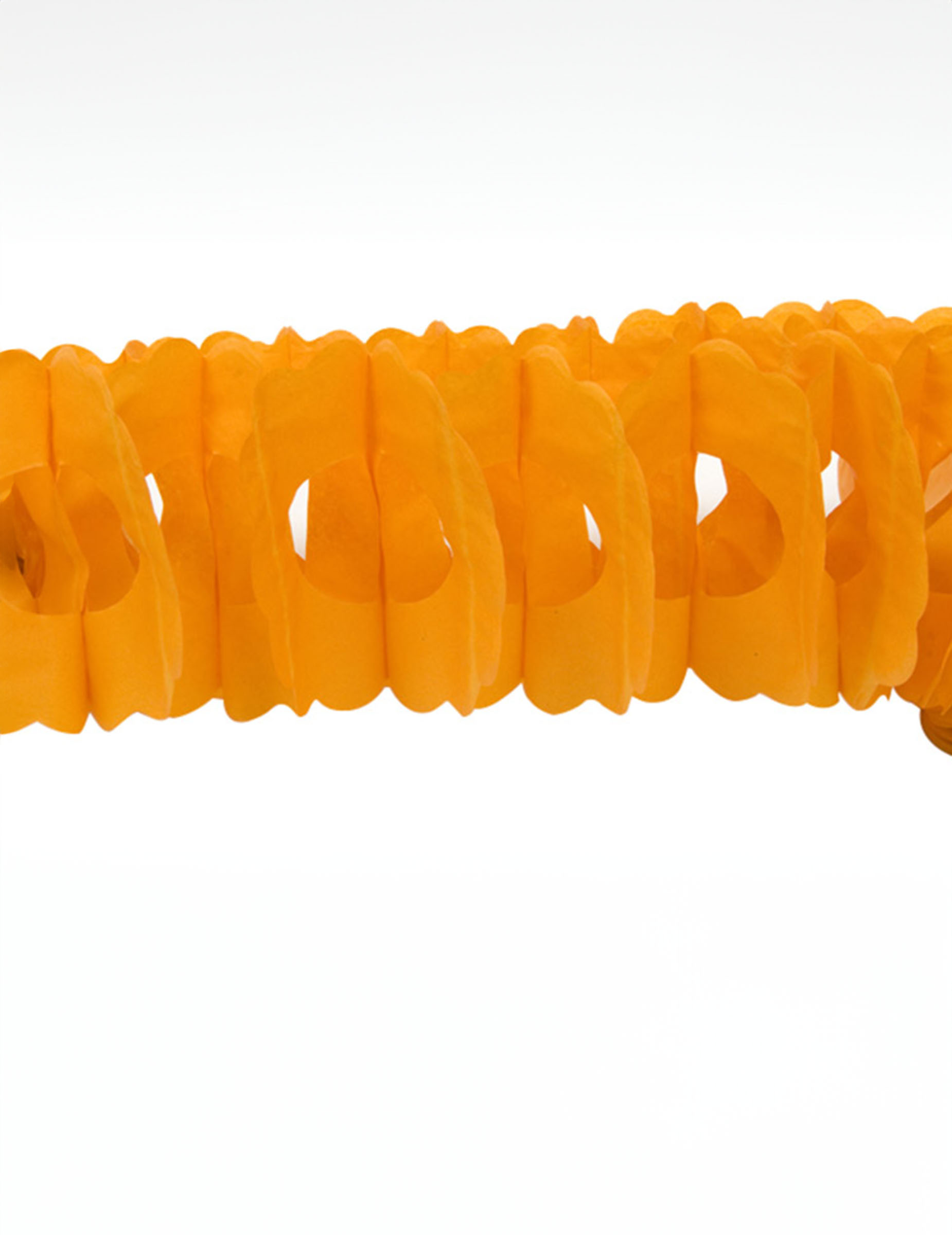 Girlande Geburtstagsparty-Deko orange 15cmx4m von HOBI