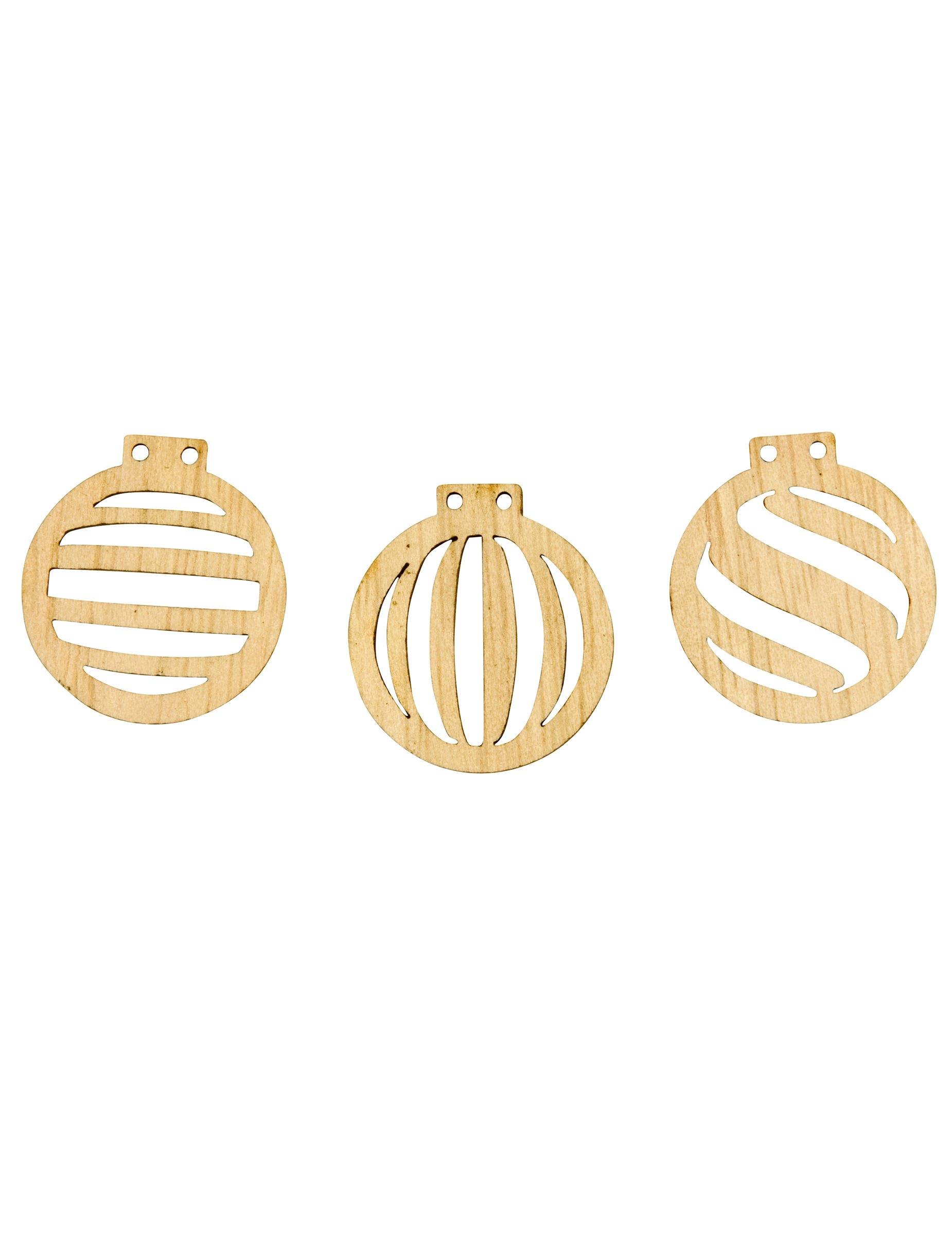 Holz-Konfetti Streudeko Weihnachtskugeln 18 Stück 2,5 x 2,3 cm Holz-Konfetti Streudeko Weihnachtskugeln 18 Stück 2,5 x 2,3 cm von HOBI