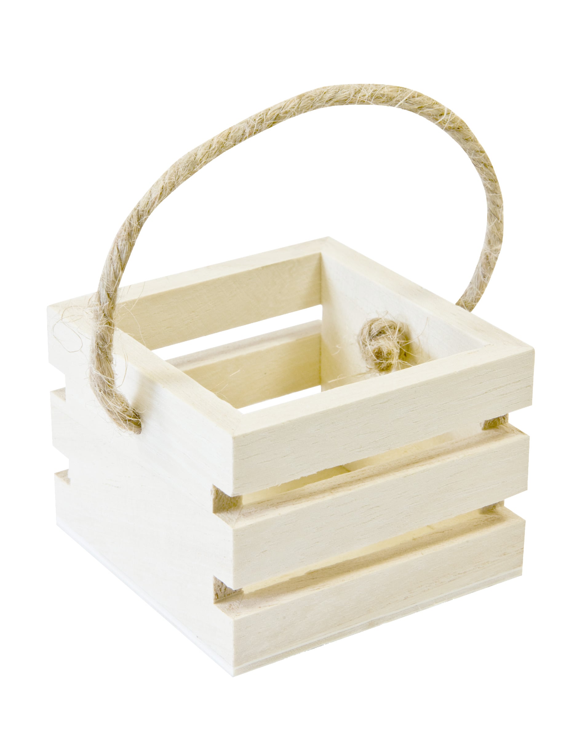 Kleine Holzkiste mit Henkel 5,5 cm für Hochzeitsmandeln Kleine Holzkiste mit Henkel 5,5 cm für Hochzeitsmandeln von HOBI