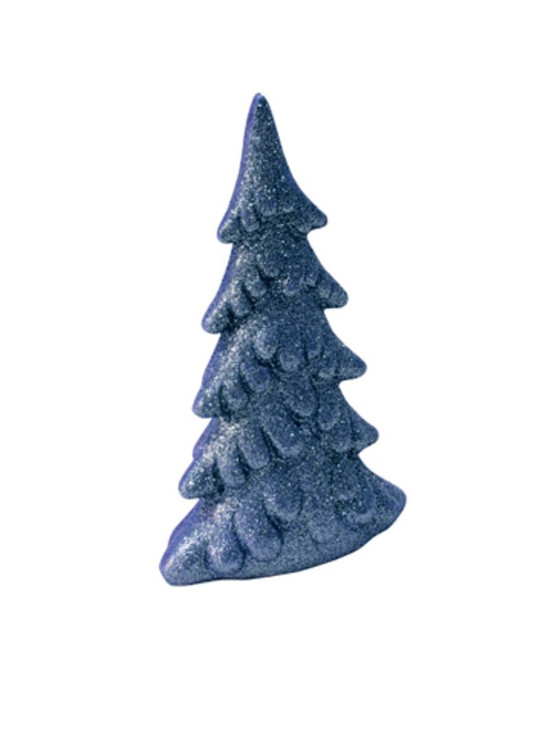 Kleiner Deko-Tannenbaum aus Harz Dunkelblau Glitzer 13 cm Kleiner Deko-Tannenbaum aus Harz Dunkelblau Glitzer 13 cm von HOBI