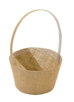 Körbchen in Jute-Optik Elfenbein 16,5 cm Körbchen in Jute-Optik Elfenbein 16,5 cm von HOBI