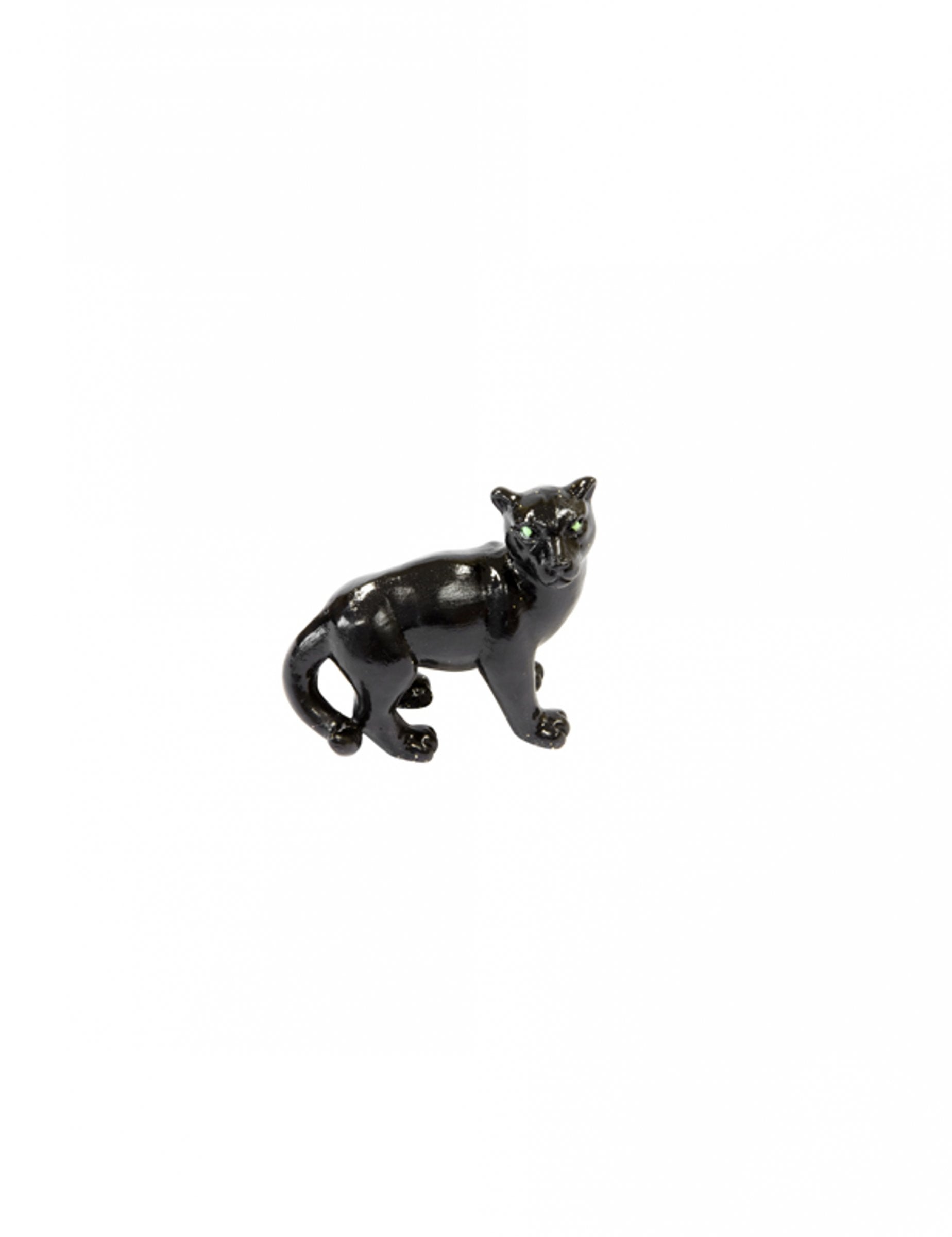 Schwarzer Panther aus Harz 6 cm Dschungel-Deko Schwarzer Panther aus Harz 6 cm Dschungel-Deko von HOBI