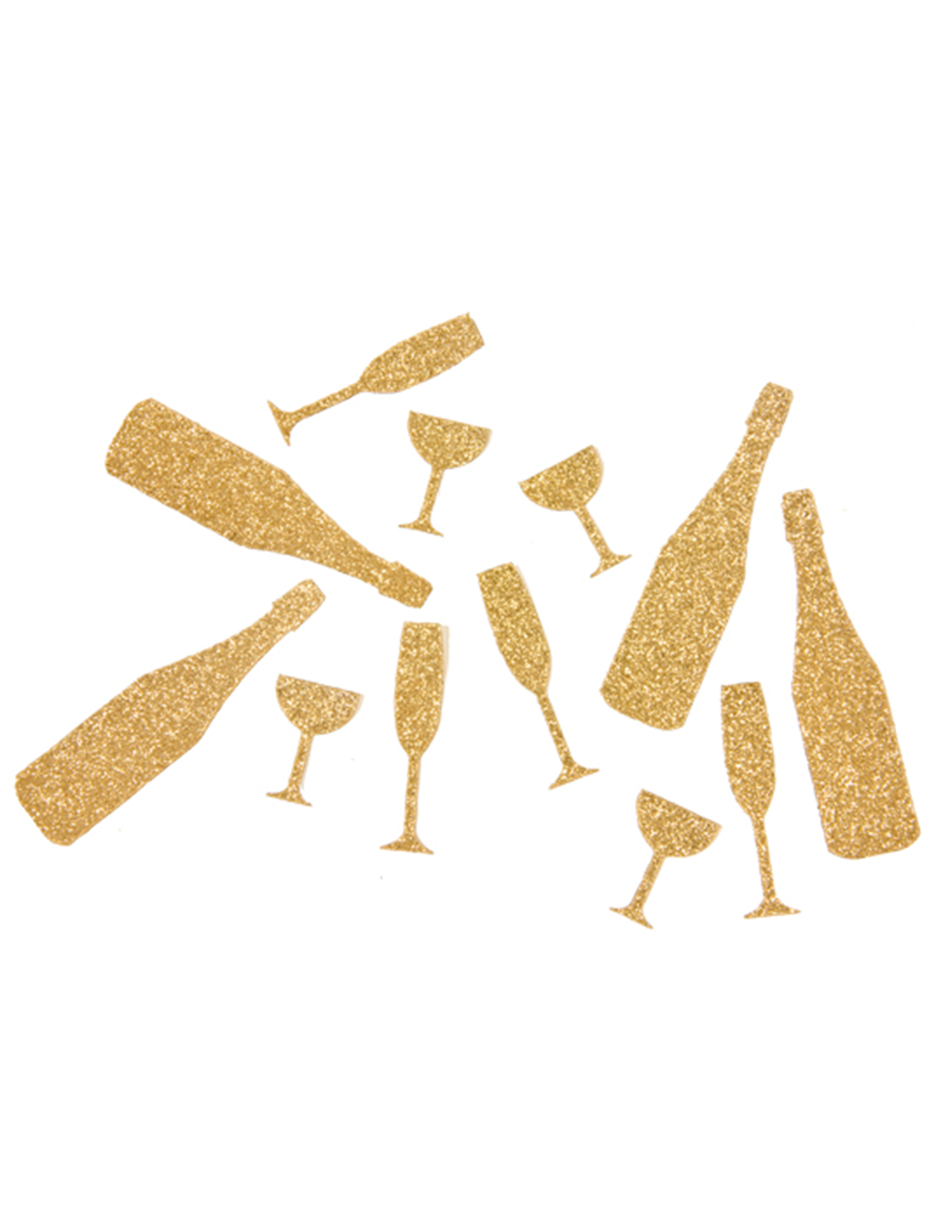 Silvester-Tischkonfetti Neujahrs-Partydeko gold 10g von HOBI