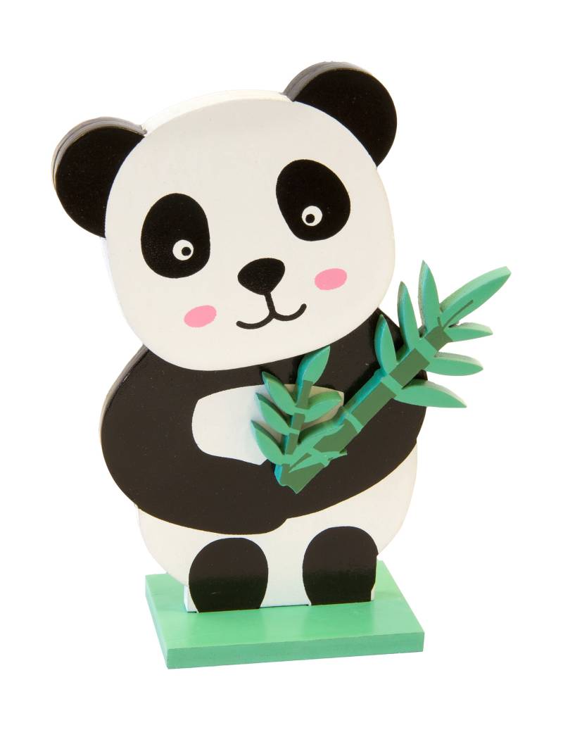 Tischdeko Panda Holz 13,5 x 10 cm Tischdeko Panda Holz 13,5 x 10 cm von HOBI