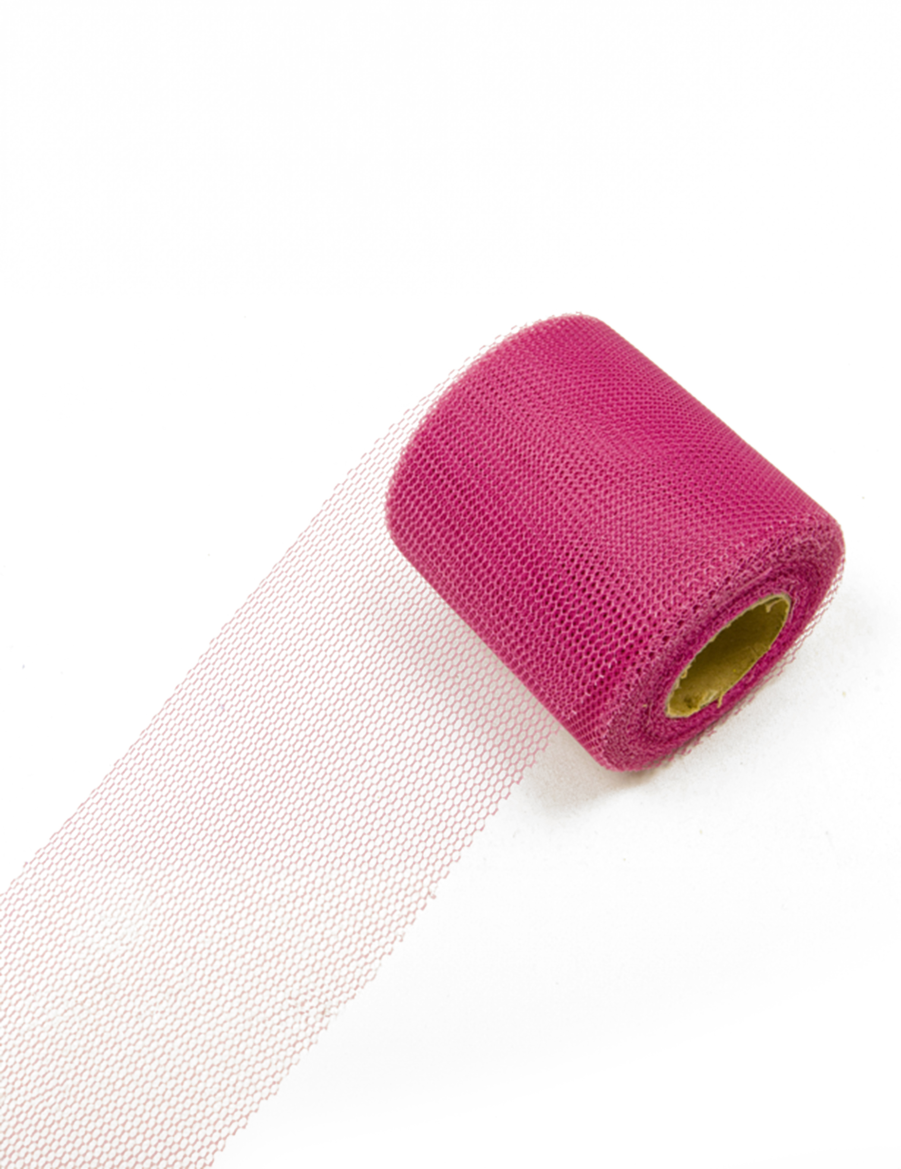 Tüll-Rolle Dekoband fuchsia 20m Tüll-Rolle Dekoband fuchsia 20m von HOBI