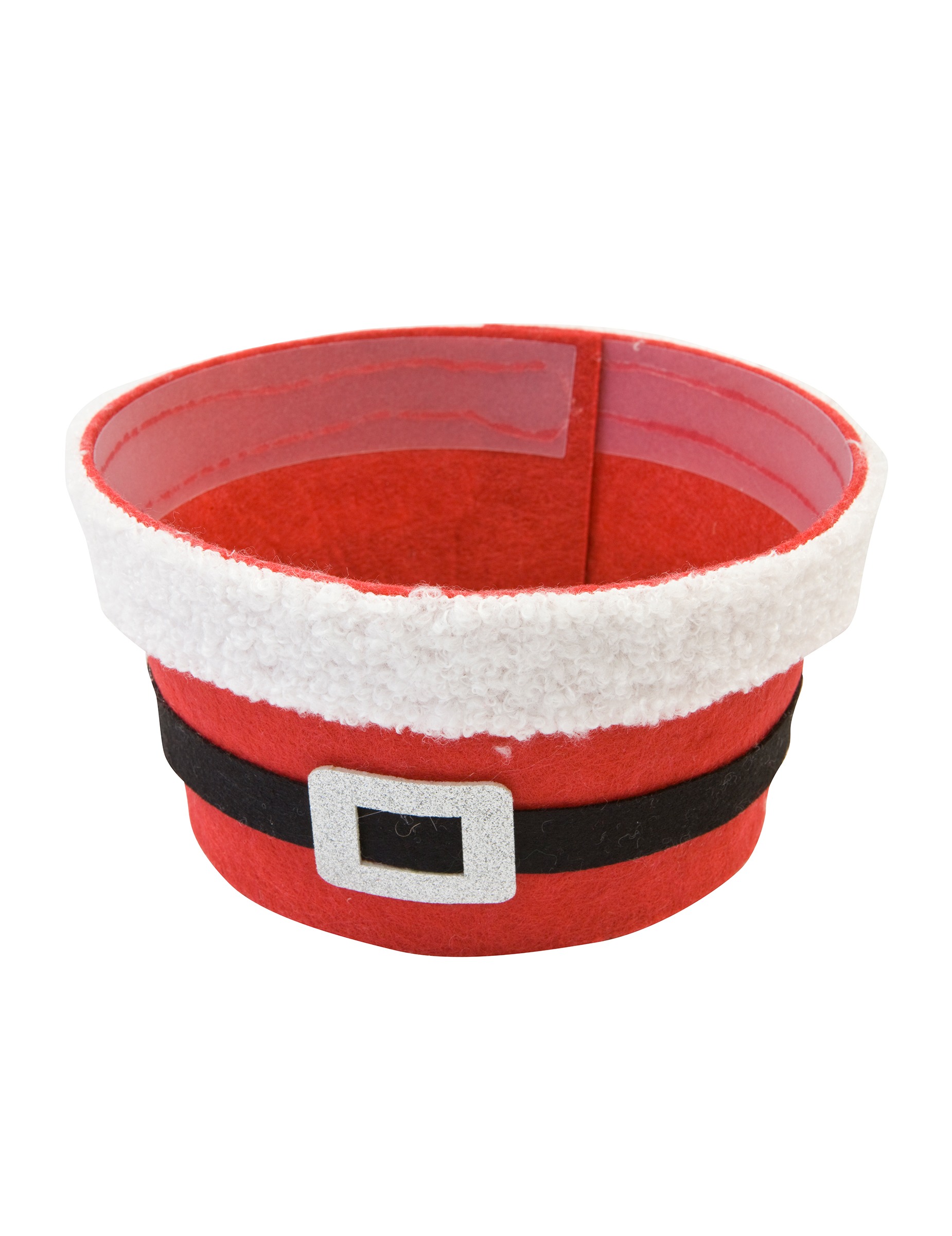 Weihnachtskorb aus Filz rot 9 x 16,5 cm Weihnachtsmann Weihnachtskorb aus Filz rot 9 x 16,5 cm Weihnachtsmann von HOBI
