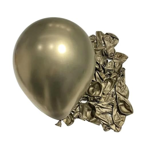 300/200/100 Stück Metallballons Gold Silber Metallic Latexballons für Geburtstagsballons Babyparty Weihnachtsfeierdekorationen von HOCEDO