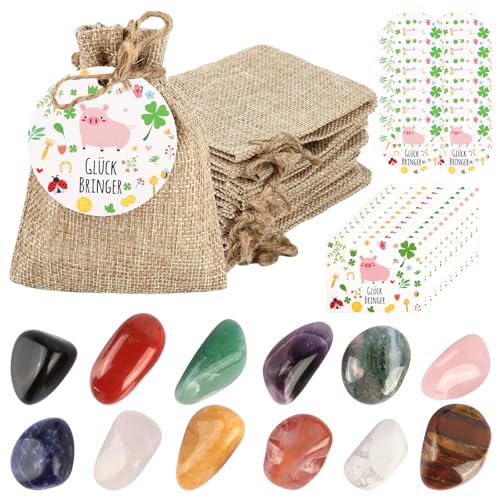 12 Stück Glückssteine für Kinder, Bunte Glückssteine mit “Glück BRINGER” Glücksschwein Grußkarten, Glücksbringer Stein Party Mitgebsel Kindergeburtstag Gastgeschenke, Weihnachtsgeschenke für Kinder 12 Stück Glückssteine für Kinder, Bunte Glückssteine mit “Glück BRINGER” Glücksschwein Grußkarten, Glücksbringer Stein Party Mitgebsel Kindergeburtstag Gastgeschenke, Weihnachtsgeschenke für Kinder von HOCUCHELAND