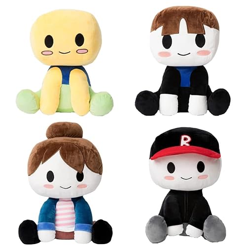 HOFFTI Blox Buddies Plüschtiere, Süße Weiche Plüschpuppe, Kuscheltiere, 7.8 Zoll Für Fans Und Freunde von HOFFTI