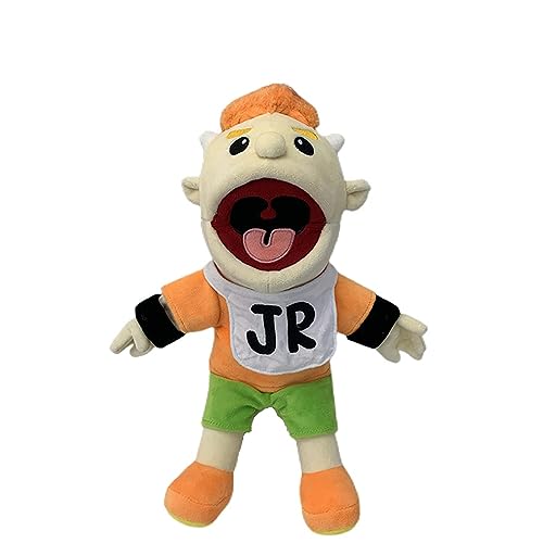 Jeffy Puppet Plush Toys Doll, 16inch Mischievous Funny Soft Hand Puppet Toy with Working Mouth,Silly Ventriloquist Hand Puppets for Kids Party Favors Role-Play Birthday Gift von HOFFTI