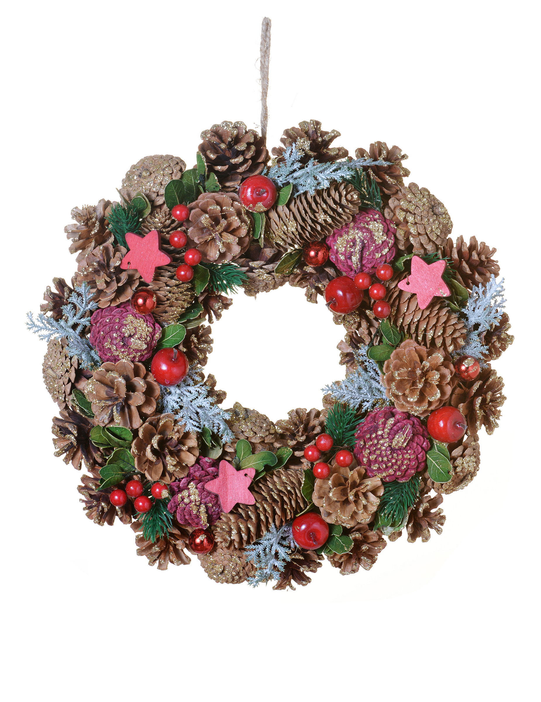 Adventskranz Sternenhimmel Weihnachts-Deko bunt 35 cm Adventskranz Sternenhimmel Weihnachts-Deko bunt 35 cm von HOGEWONING BV