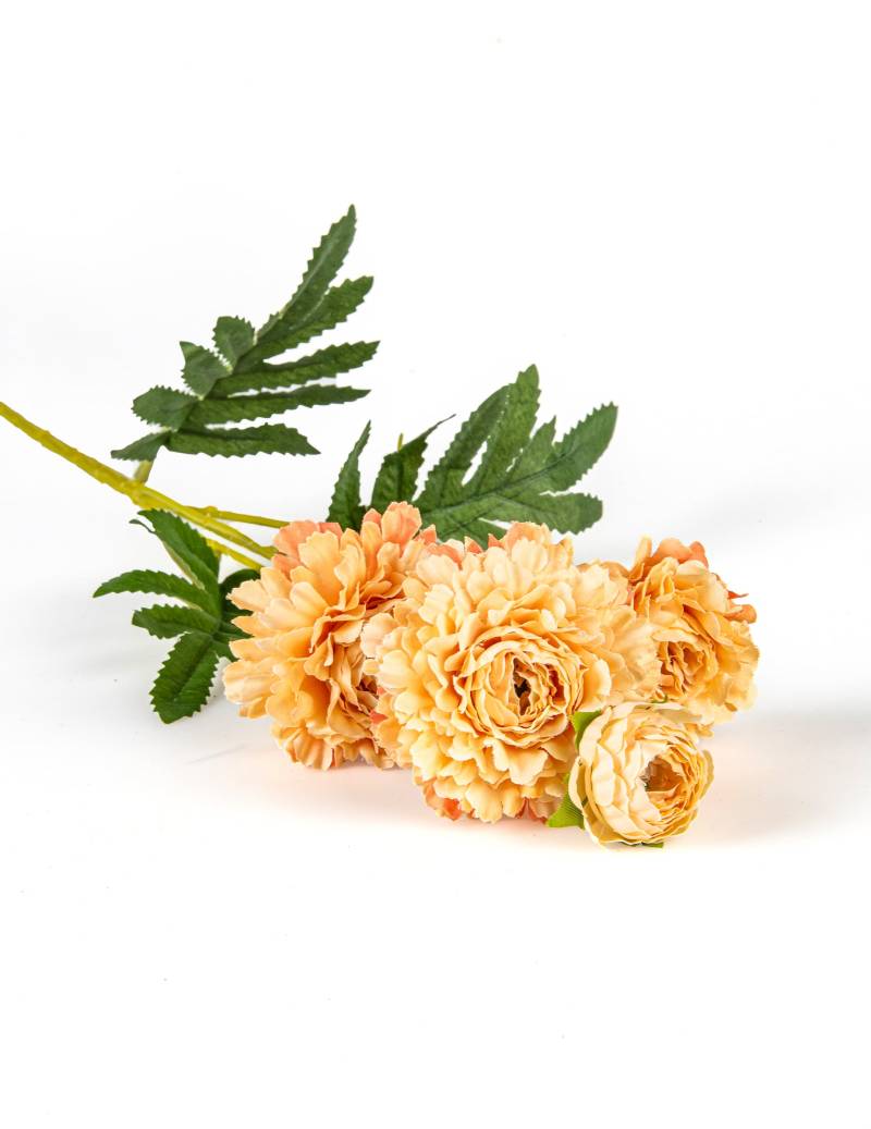 Künstliche Zinnien-Blumen am Stiel Pfirsichfarben 61 cm für Deko Künstliche Zinnien-Blumen am Stiel Pfirsichfarben 61 cm für Deko von HOGEWONING BV