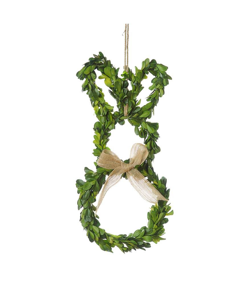 Osterhase Hängedeko mit Grünzeug 39 cm von HOGEWONING BV
