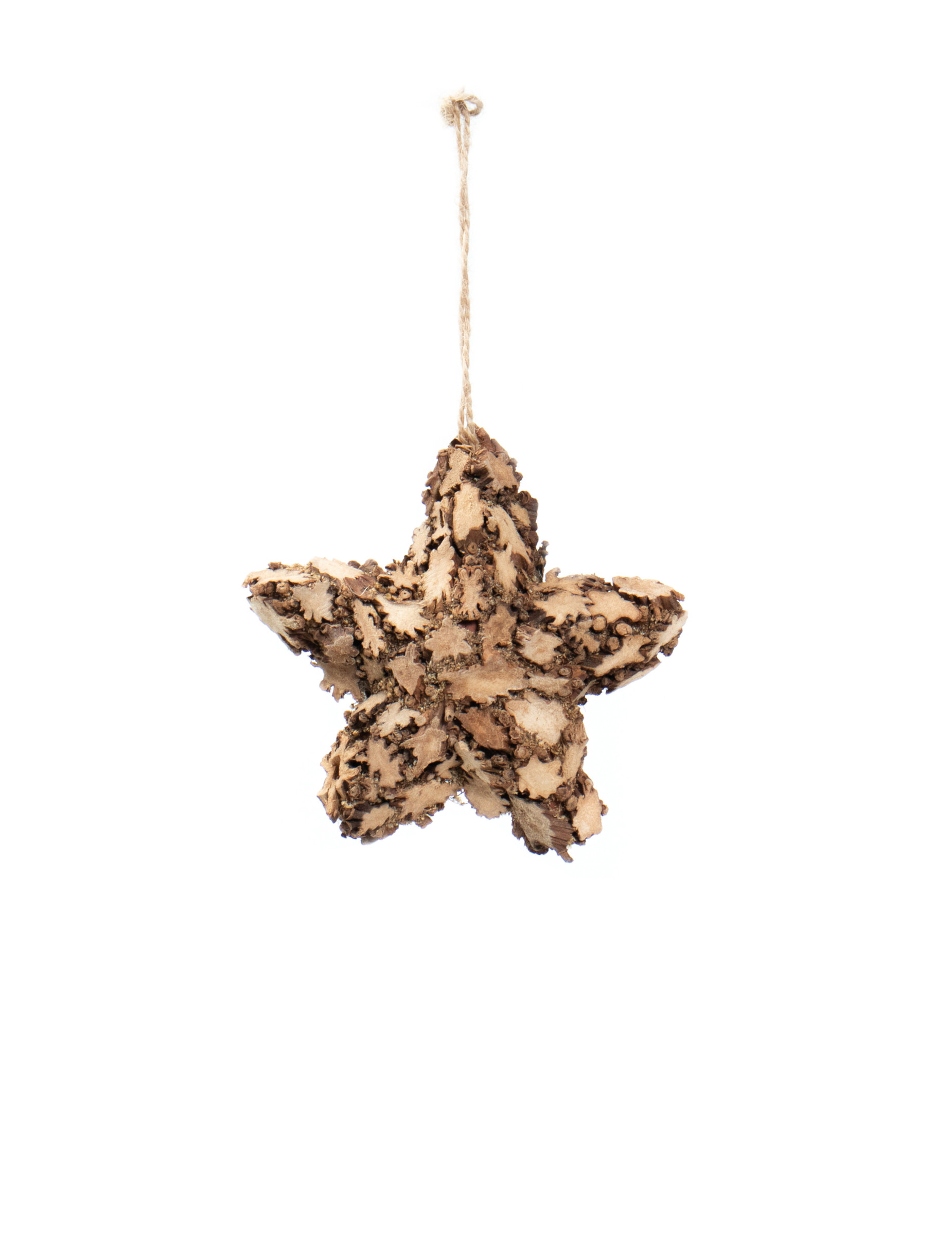 Stern-Christbaumschmuck aus Holz 10 cm Stern-Christbaumschmuck aus Holz 10 cm von HOGEWONING BV