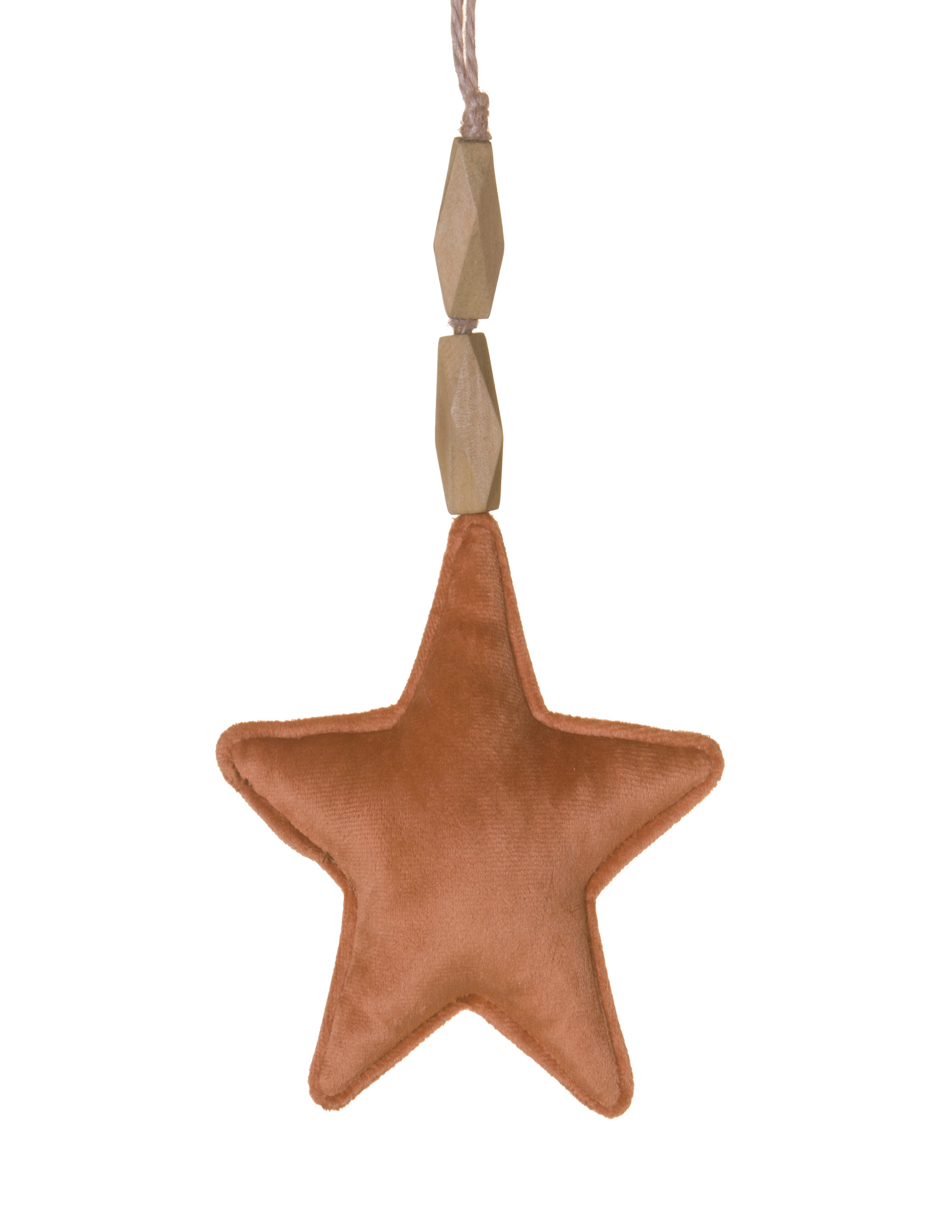 Sternen-Aufhänger Weihnachts-Deko terrakotta-braun 22 cm Sternen-Aufhänger Weihnachts-Deko terrakotta-braun 22 cm von HOGEWONING BV