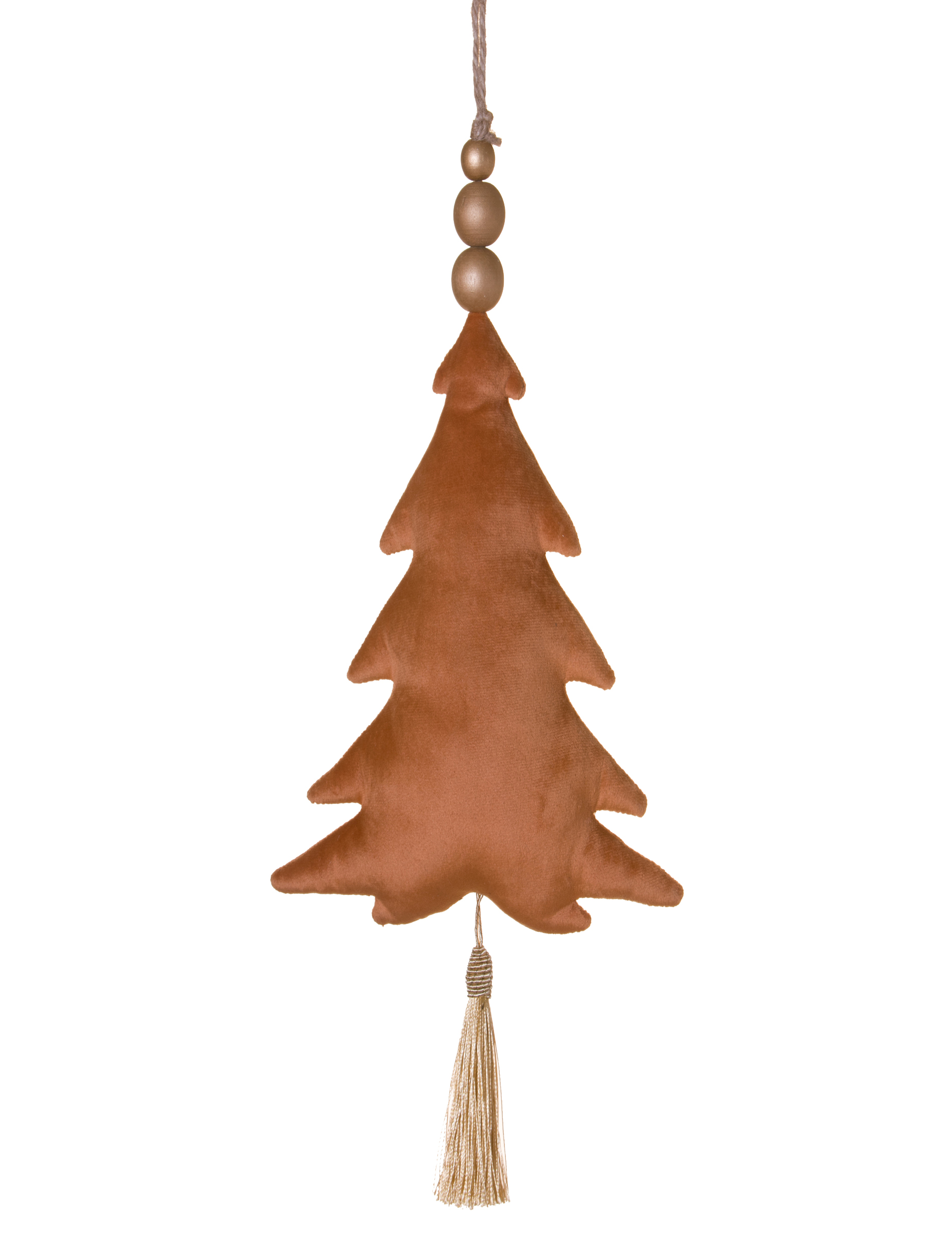 Tannenbaum-Aufhänger Weihnachts-Hängedeko terrakotta-braun 22 cm Tannenbaum-Aufhänger Weihnachts-Hängedeko terrakotta-braun 22 cm von HOGEWONING BV