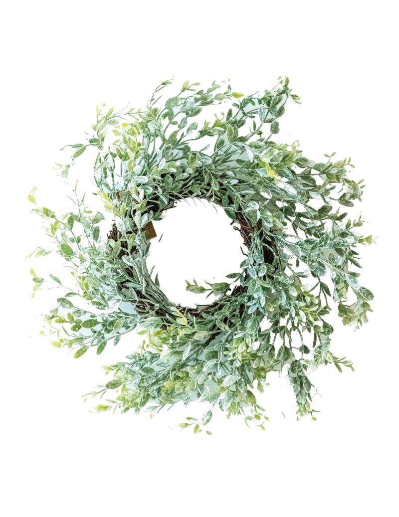 Vielblättriger Weihnachtskranz Eukalyptus grün 40 cm Vielblättriger Weihnachtskranz Eukalyptus grün 40 cm von HOGEWONING BV